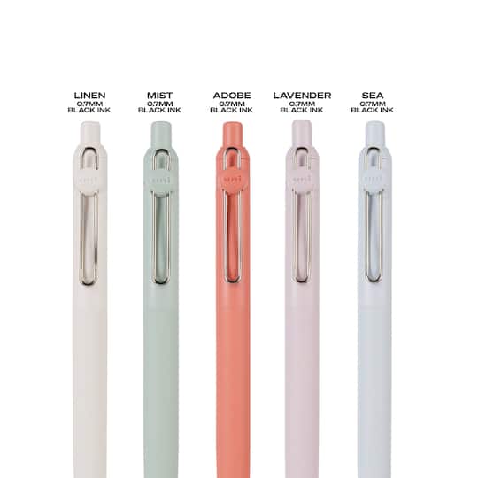uniball™ Zento Dawn Collection 0.7mm Medium Black Ink Retractable Gel Pen Set